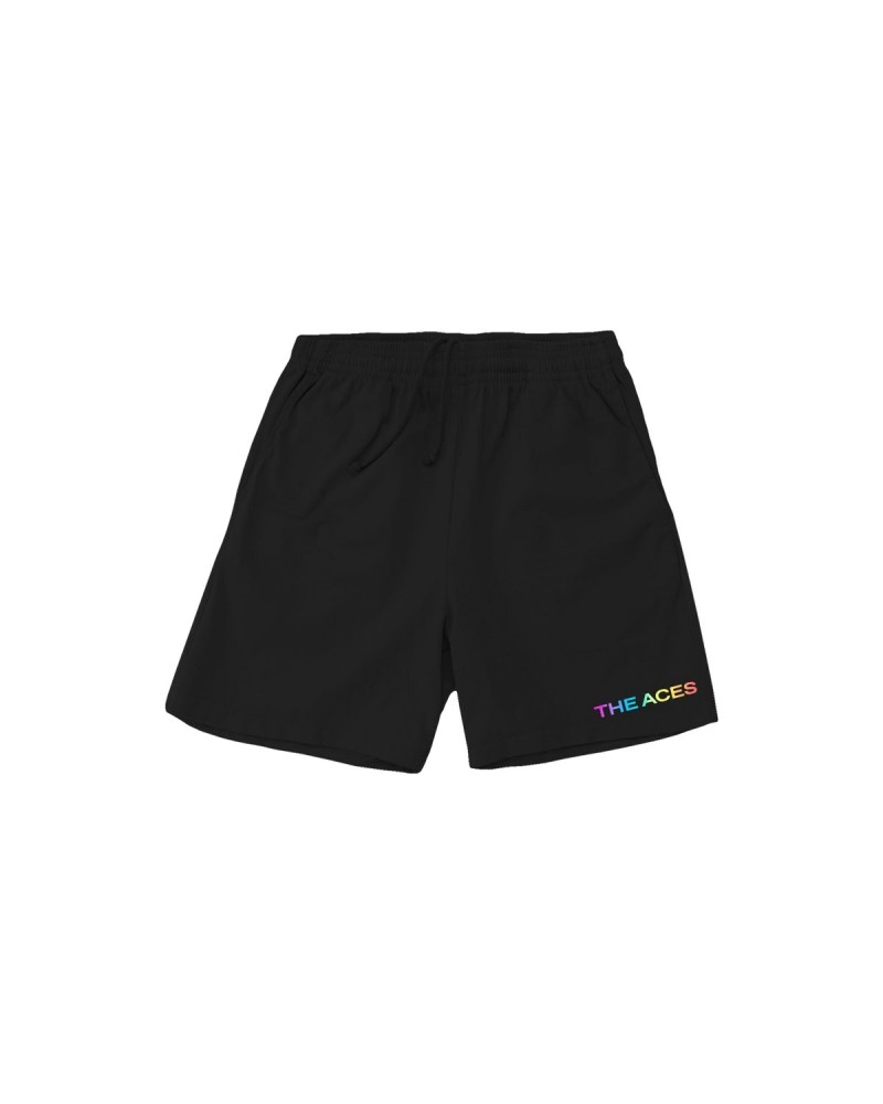 The Aces Warped Pride Shorts - Black $16.00 Shorts