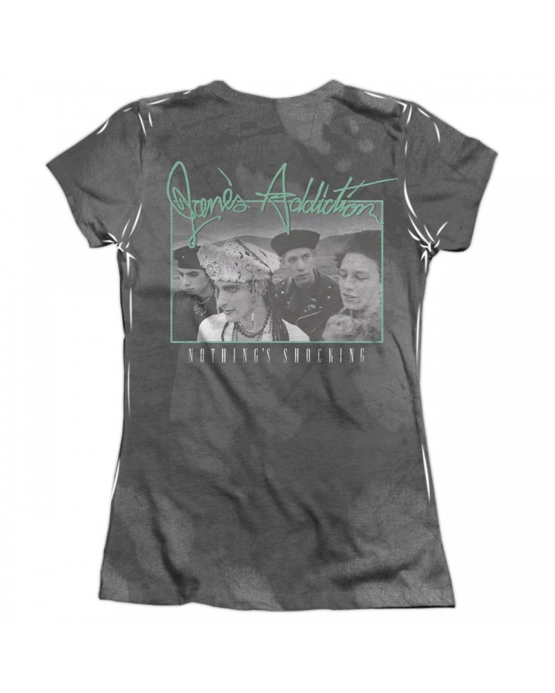 Jane's Addiction Junior's Shirt | NOTHINGS SHOCKING (FRONT/BACK PRINT) Junior's Tee $8.32 Shirts