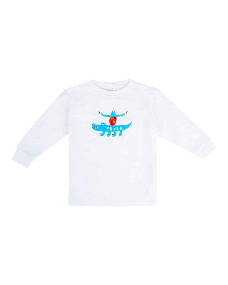 Phish Kids Cowboy Gator Long Sleeve Tee $9.80 Shirts