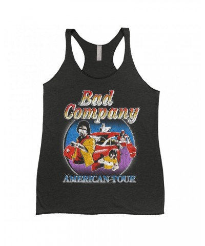 Bad Company Ladies' Tank Top | Crazy Circles American Tour Distressed Shirt $9.84 Shirts