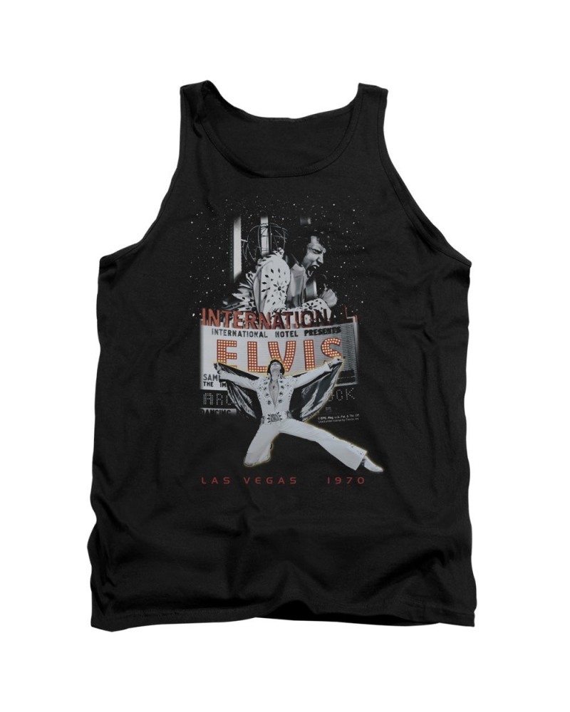 Elvis Presley Tank Top | LAS VEGAS Sleeveless Shirt $6.66 Shirts