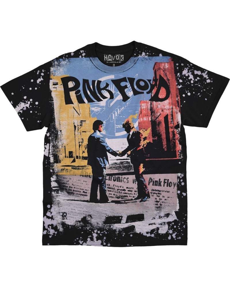 Pink Floyd Wish You Were Here Havok Black T-Shirt $15.40 Shirts