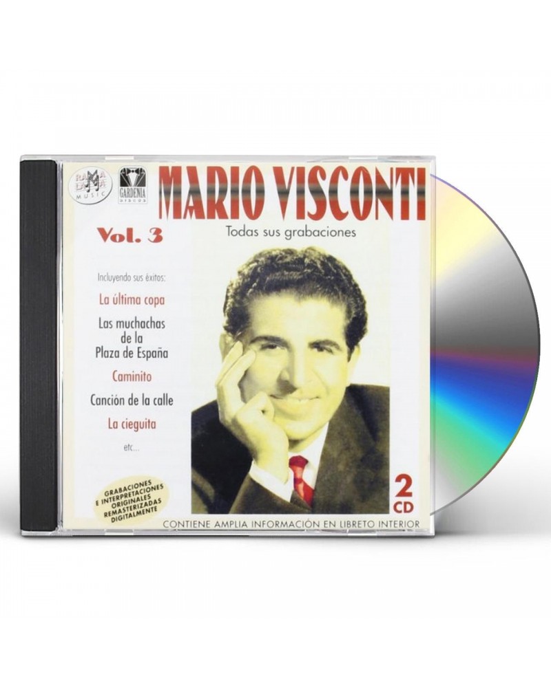 Mario Visconti TODAS SUS GRABCIONES VOL 3 CD $7.20 CD