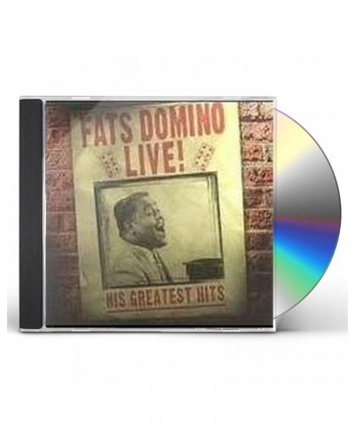 Fats Domino GREATEST HITS LIVE CD $6.96 CD