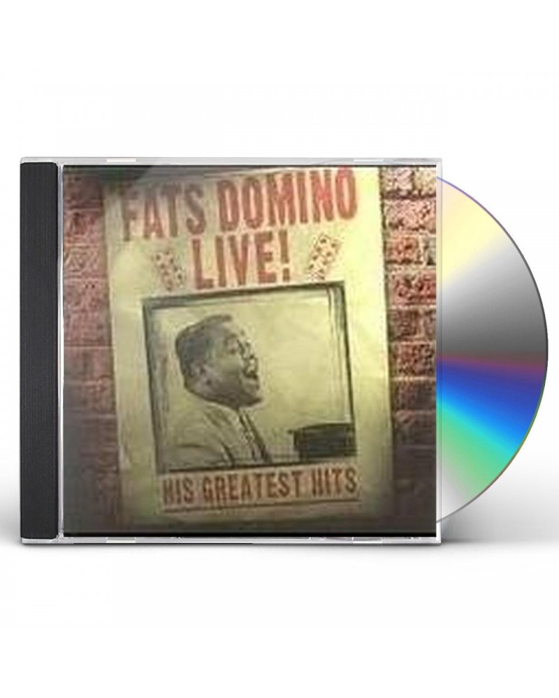 Fats Domino GREATEST HITS LIVE CD $6.96 CD