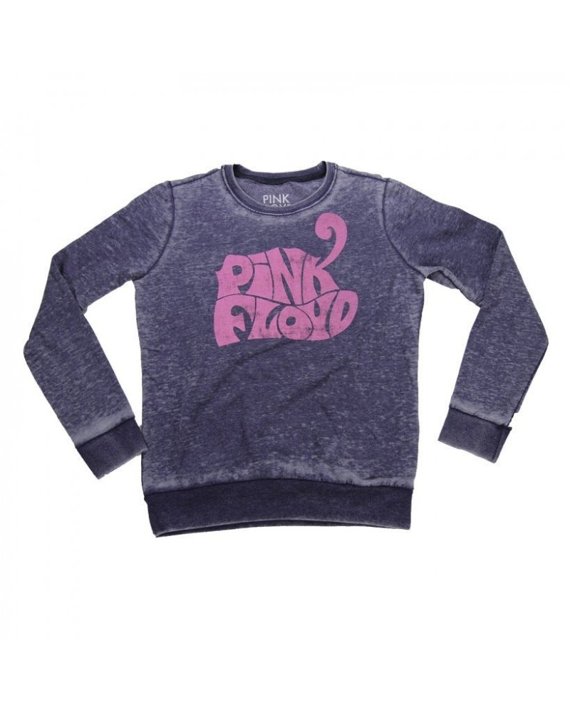 Pink Floyd Women's Distressed Cheetah Crew Neck Fleece $12.60 Outerwear