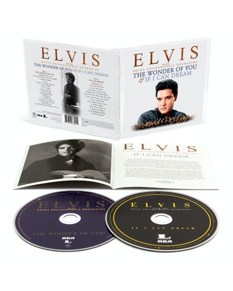 Elvis Presley The Wonder of You: Elvis With The Royal Philharmonic Orchestra 2-CD Set $7.03 CD