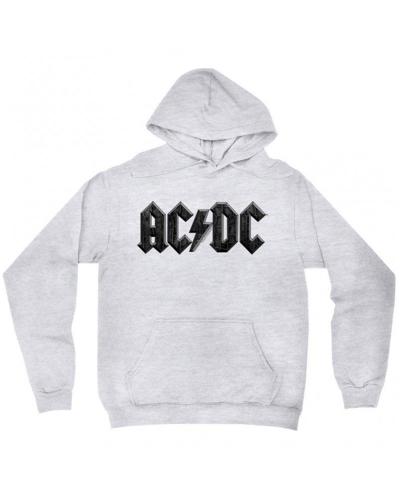 AC/DC Hoodie | Crocodile Texture Logo Hoodie $13.98 Sweatshirts