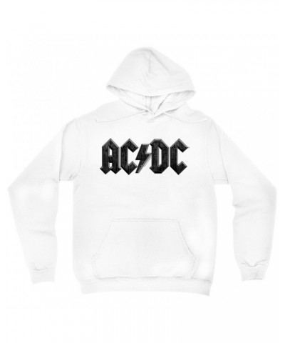 AC/DC Hoodie | Crocodile Texture Logo Hoodie $13.98 Sweatshirts