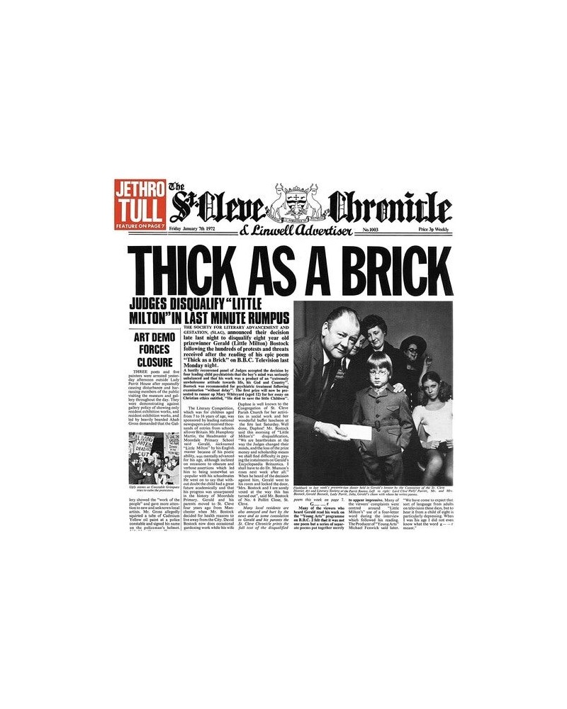 Jethro Tull THICK AS A BRICK (40TH ANNIVERSARY EDITION) CD $9.94 CD