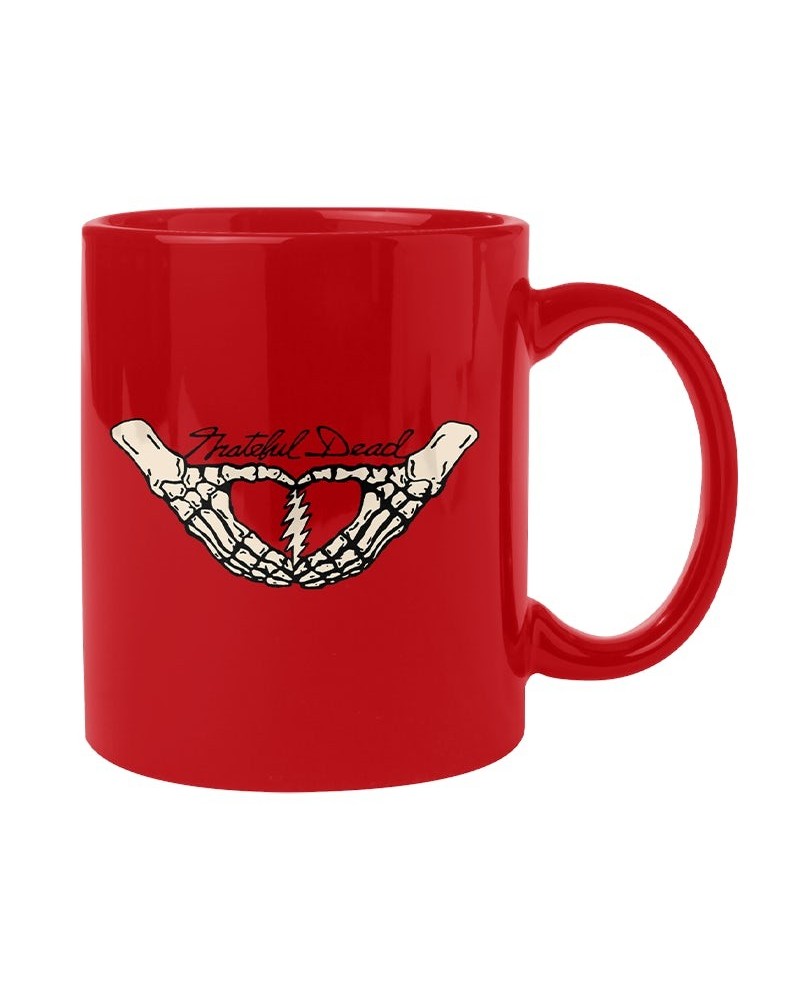 Grateful Dead Heart Skeleton Hands Mug $5.94 Drinkware