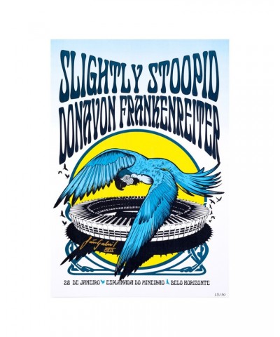 Slightly Stoopid Rio De Janeiro 2017 Tour Poster $11.52 Decor