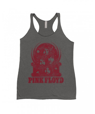 Pink Floyd Ladies' Tank Top | Universe Design Distressed Shirt $12.45 Shirts