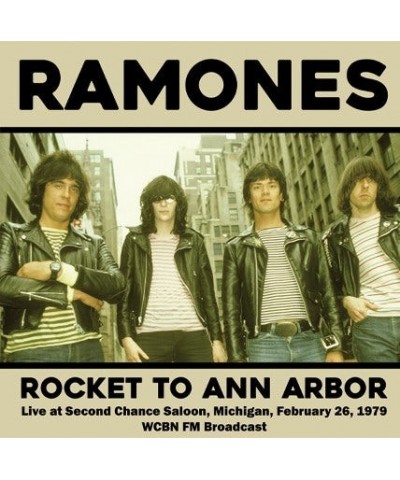 Ramones Rocket To Ann Arbor: Live At Second Chance Saloon (Red) Vinyl Record $13.25 Vinyl