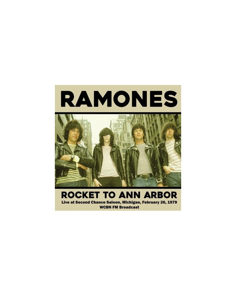 Ramones Rocket To Ann Arbor: Live At Second Chance Saloon (Red) Vinyl Record $13.25 Vinyl