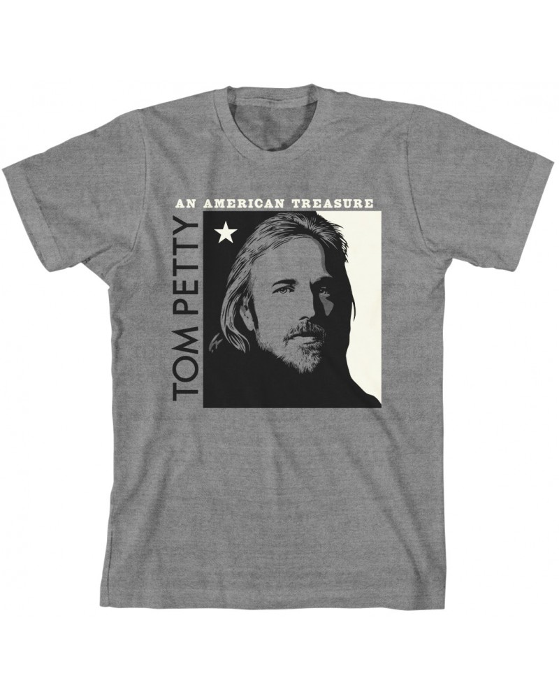 Tom Petty and the Heartbreakers American Treasure Collection Heather Grey Unisex T-Shirt $16.45 Shirts