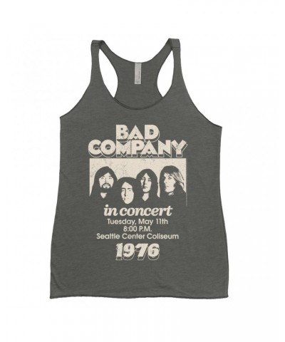 Bad Company Ladies' Tank Top | Live In Concert Seattle Center 1976 Shirt $13.32 Shirts