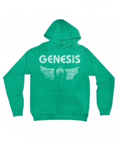 Genesis Hoodie | Vintage White Band Logo Distressed Hoodie $17.58 Sweatshirts