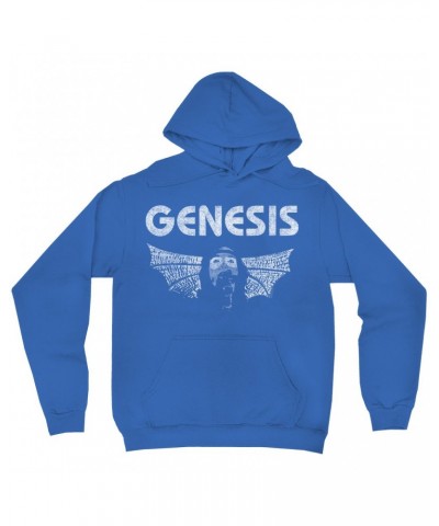 Genesis Hoodie | Vintage White Band Logo Distressed Hoodie $17.58 Sweatshirts